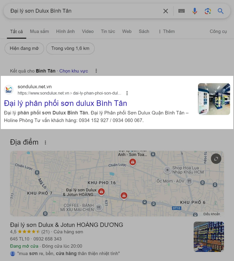 Tối ưu nội dung cho các bài viết vị trí