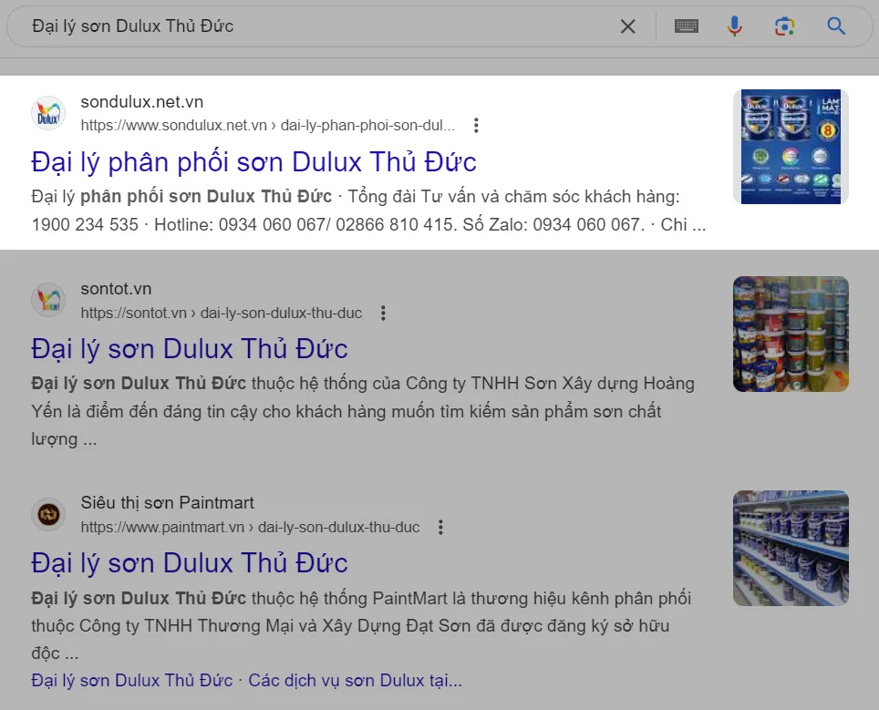 Tối ưu nội dung cho các bài viết vị trí