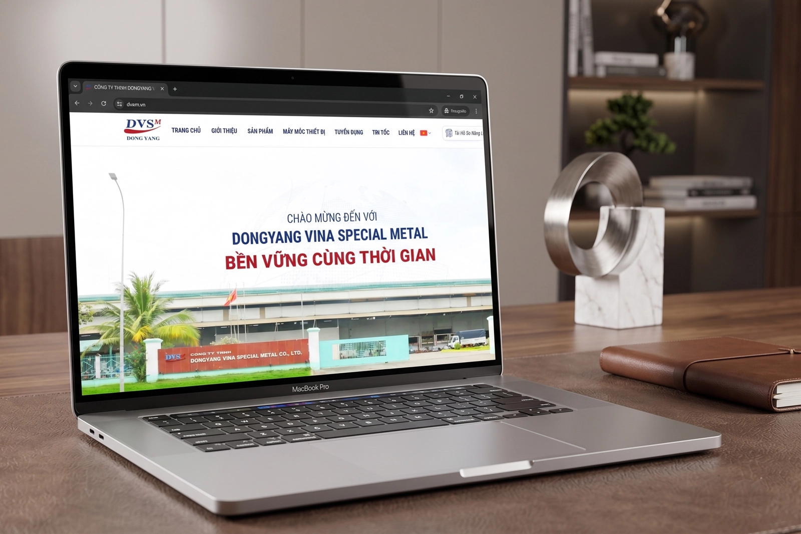 DVSM – Mrweb chuẩn hóa toàn diện giao diện nền tảng cơ khí đúc và thiết bị van công nghiệp kỹ thuật cao.
