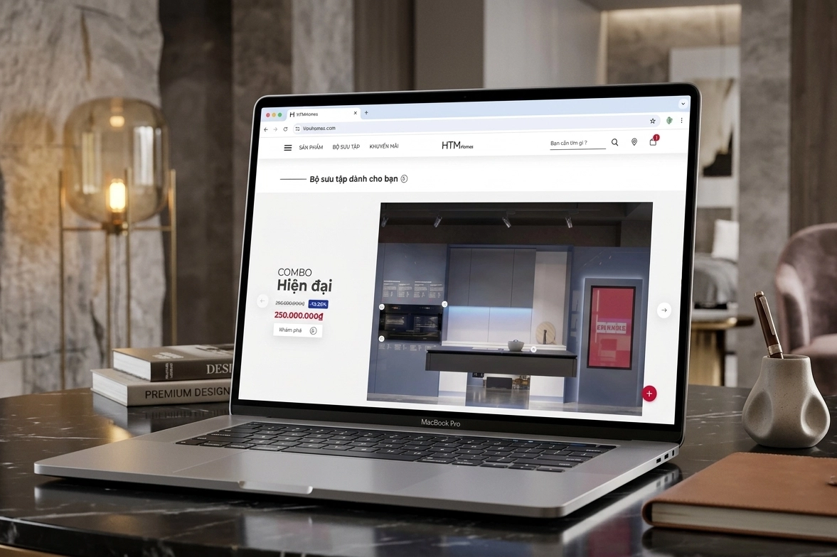 HTM Homes – Hệ Thống Showroom Thiết Bị Bếp & Phòng Tắm Cao Cấp