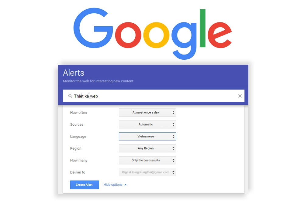 Hình ảnh Google Alerts - Công Cụ Miễn Phí Giúp Bảo Vệ Thương Hiệu 9 Google Alerts là gì? Cách sử dụng hiệu quả