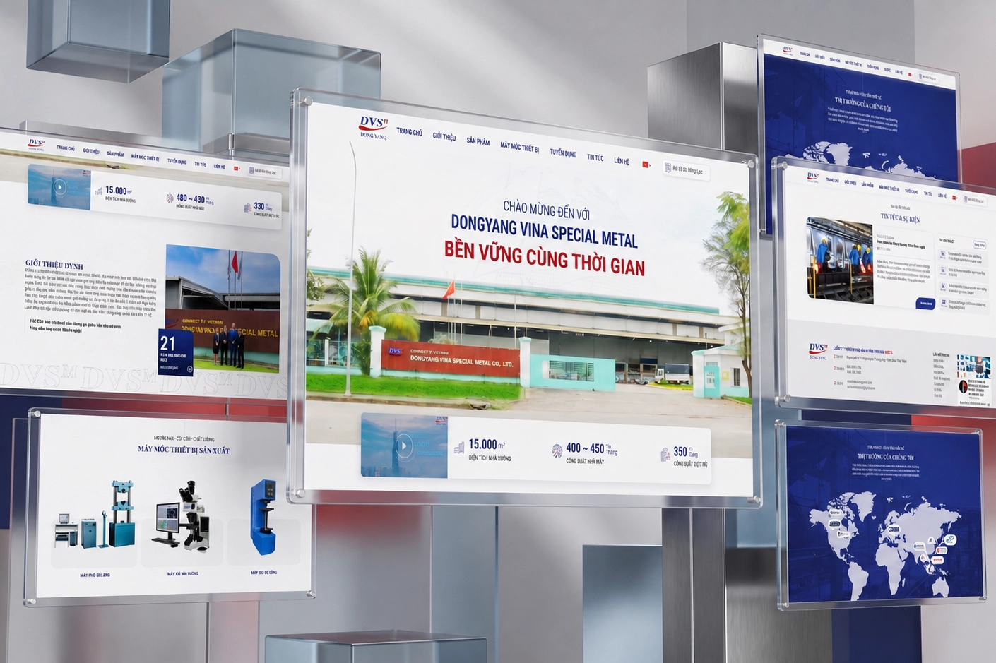 DVSM – Mrweb chuẩn hóa toàn diện giao diện nền tảng cơ khí đúc và thiết bị van công nghiệp kỹ thuật cao.